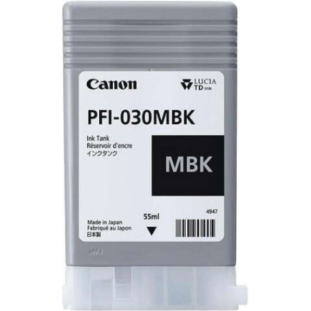PFI030 Negro Mate Cartucho de Tinta CANON Original - 3488C001/PFI-030MBK