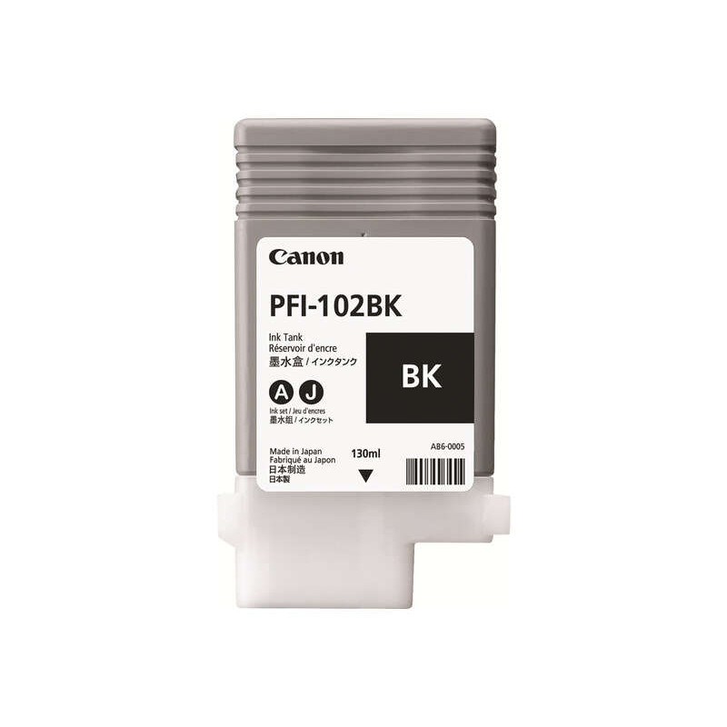 PFI102 Negro Cartucho de Tinta CANON Original - 0895B001/PFI-102BK