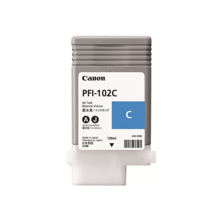 PFI102 Cyan Cartucho de Tinta CANON Original - 0896B001/PFI-102C