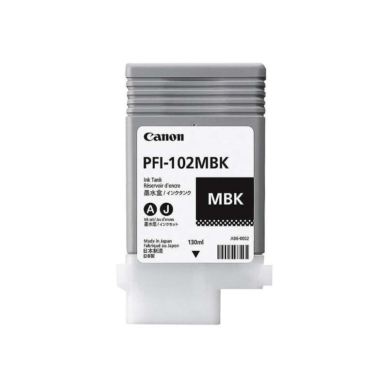 PFI102 Negro Mate Cartucho de Tinta CANON Original - 0894B001/PFI-102MBK