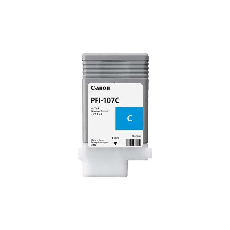 PFI107 Cyan Cartucho de Tinta CANON Original - 6706B001/PFI-107C