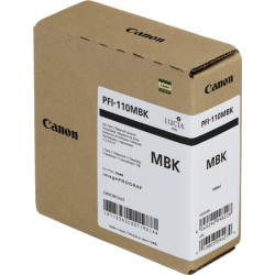 PFI110 Negro Mate Cartucho de Tinta CANON Original - 2363C001/PFI-110MBK