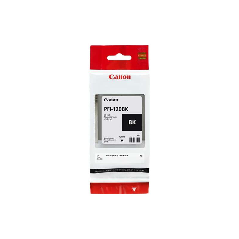 PFI120 Negro Cartucho de Tinta CANON Original - 2885C001/PFI-120BK