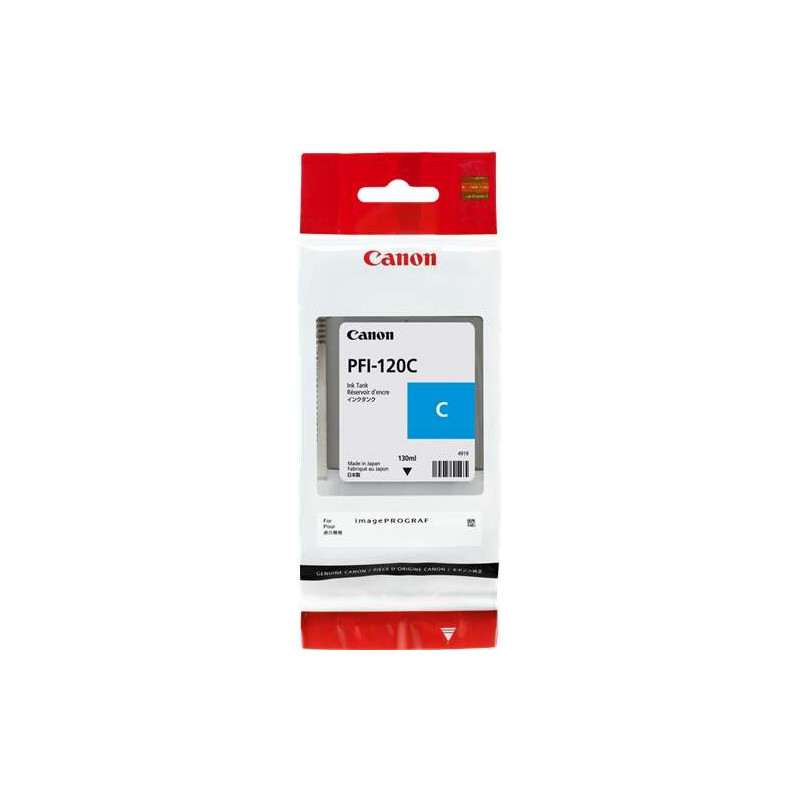 PFI120 Cyan Cartucho de Tinta CANON Original - 2886C001/PFI-120C