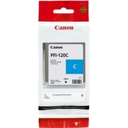 PFI120 Cyan Cartucho de Tinta CANON Original - 2886C001/PFI-120C