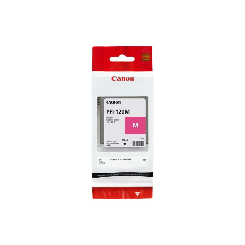PFI120 Magenta Cartucho de Tinta CANON Original - 2887C001/PFI-120M