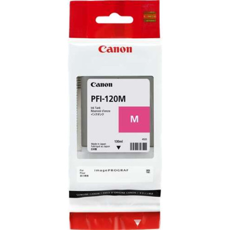 PFI120 Magenta Cartucho de Tinta CANON Original - 2887C001/PFI-120M