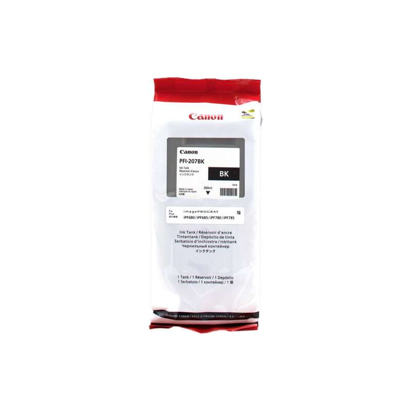 PFI207 Negro Cartucho de Tinta CANON Original - 8789B001/PFI-207BK