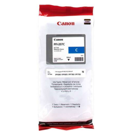 PFI207 Cyan Cartucho de Tinta CANON Original - 8790B001/PFI-207C