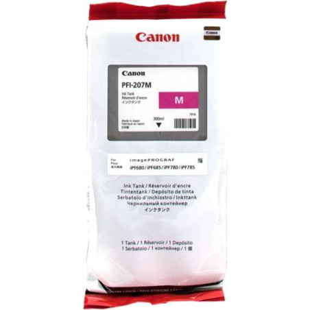 PFI207 Magenta Cartucho de Tinta CANON Original - 8791B001/PFI-207M