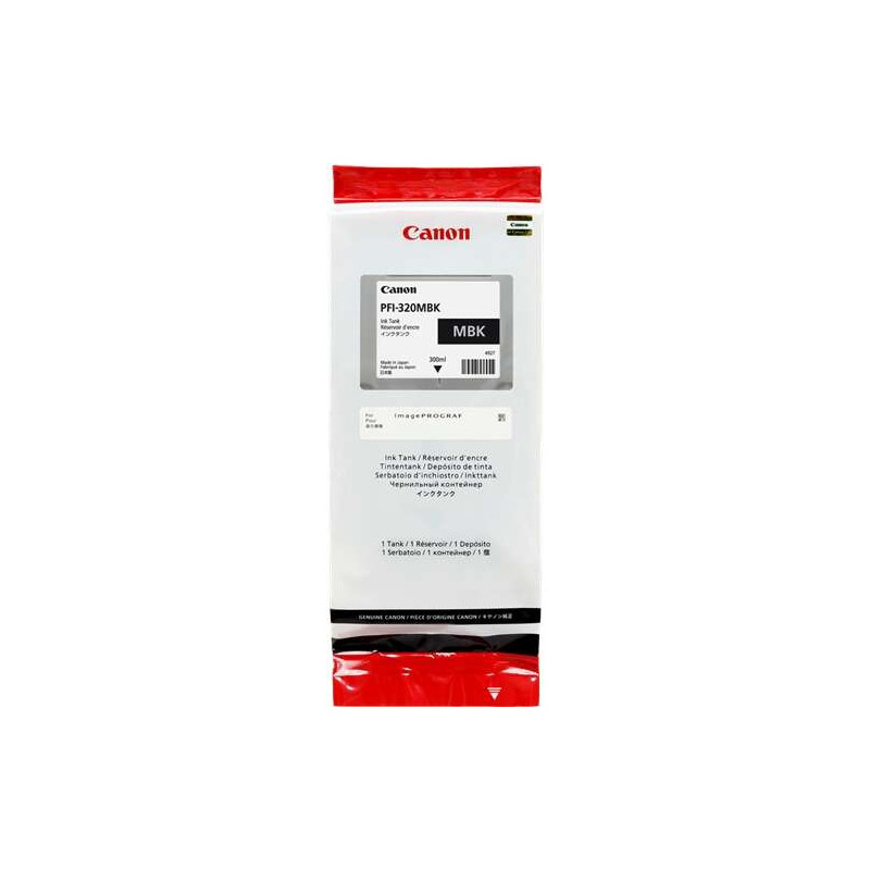 PFI320 Negro Mate Cartucho de Tinta CANON Original - 2889C001/PFI-320MBK