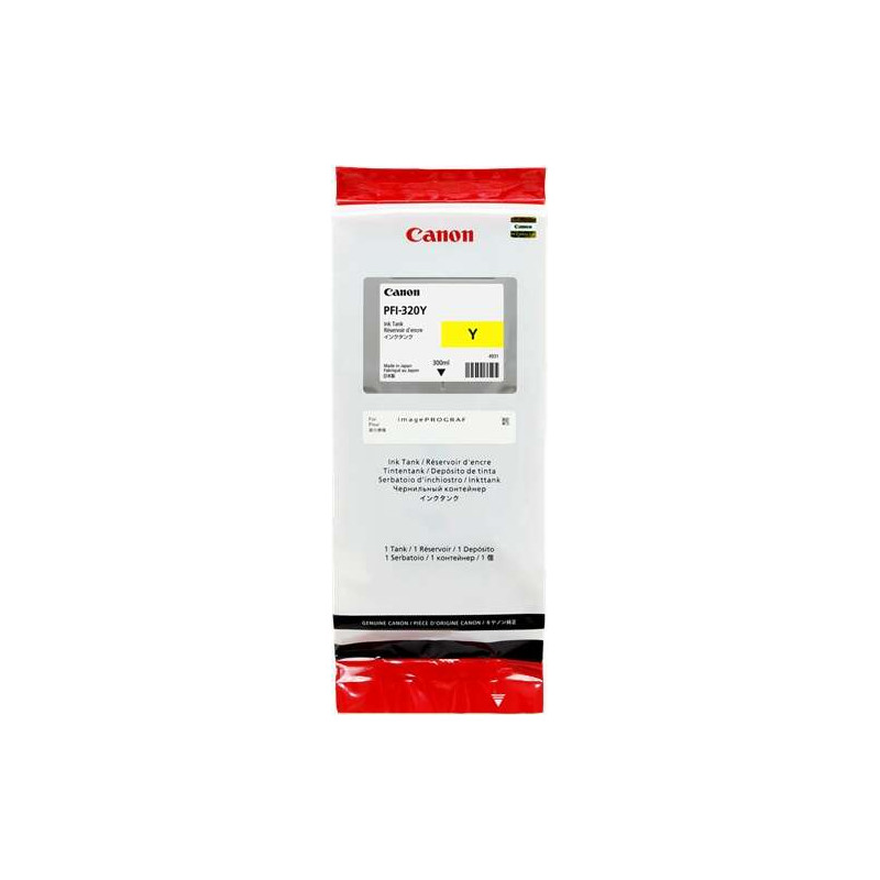 PFI320 Amarillo Cartucho de Tinta CANON Original - 2893C001/PFI-320Y