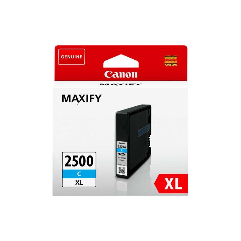 PGI2500XL Cyan Cartucho de Tinta CANON Original - 9265B001