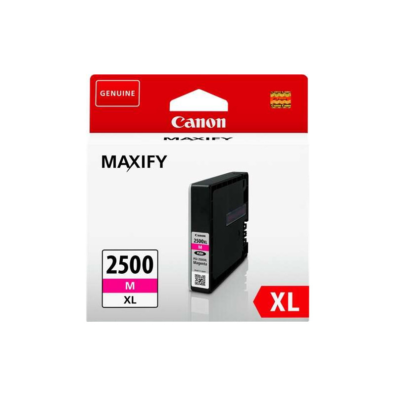 PGI2500XL Magenta Cartucho de Tinta CANON Original - 9266B001