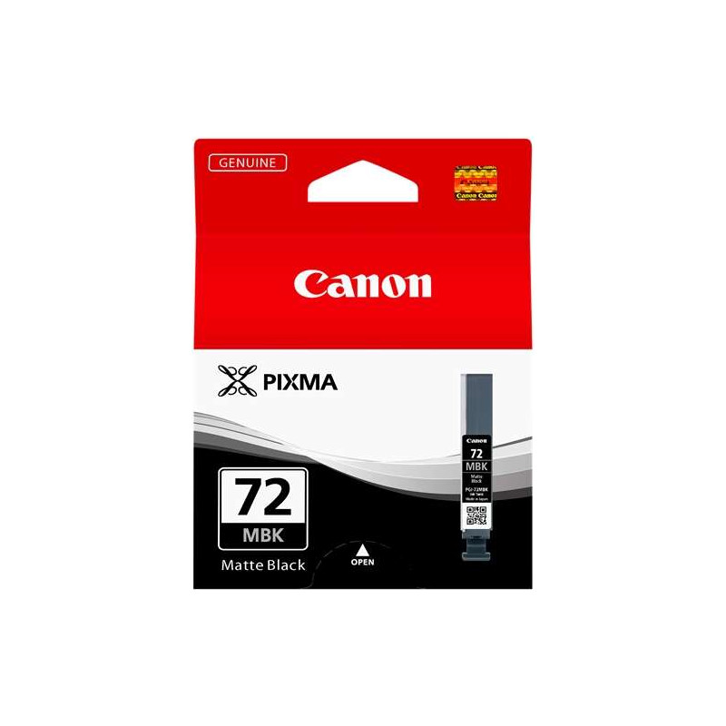 PGI72 Negro Mate Cartucho de Tinta CANON Original - 6402B001