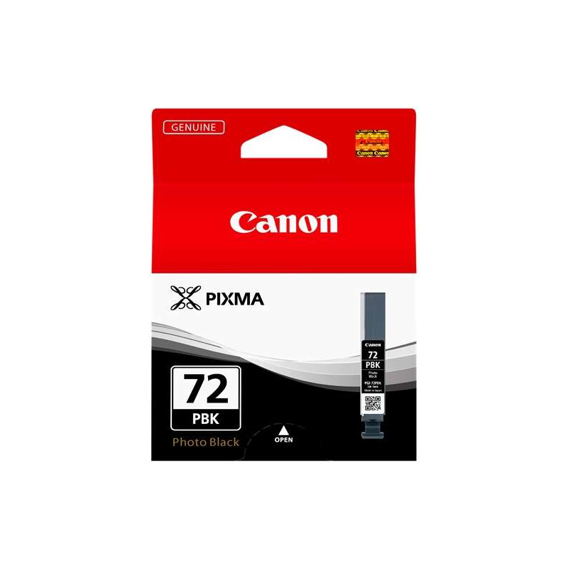 PGI72 Negro Photo Cartucho de Tinta CANON Original - 6403B001