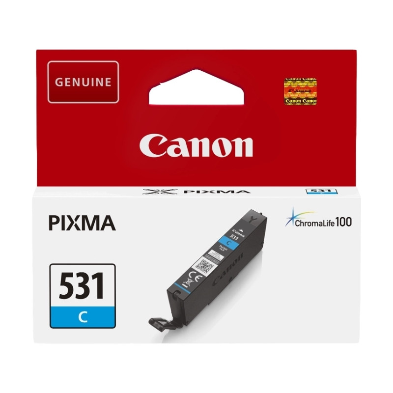 CLI531 Cyan Cartucho de Tinta CANON Original - 6119C001/CLI531C
