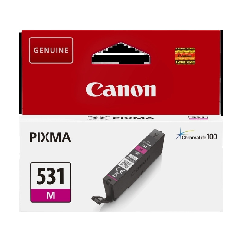 CLI531 Magenta Cartucho de Tinta CANON Original - 6120C001/CLI531M