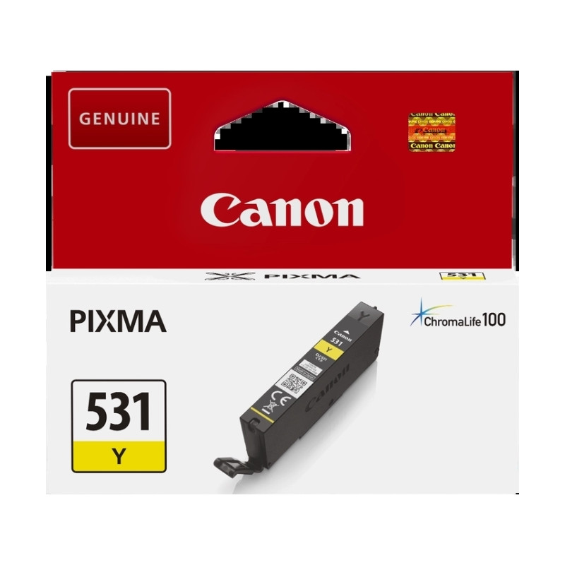 CLI531 Amarillo Cartucho de Tinta CANON Original - 6121C001/CLI531Y