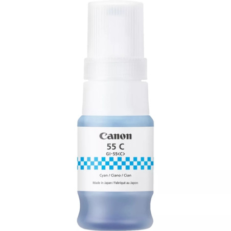 GI55 Cyan Botella de Tinta CANON Original - GI55C/6289C001