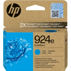 HP 924e XL Tinta 4K0U7NE Cartucho de Tinta Cian Original