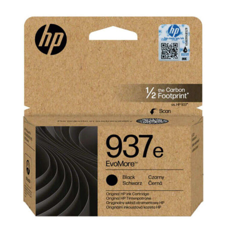 HP 937e XL Tinta 4S6W9NE Cartucho de Tinta Negro Original