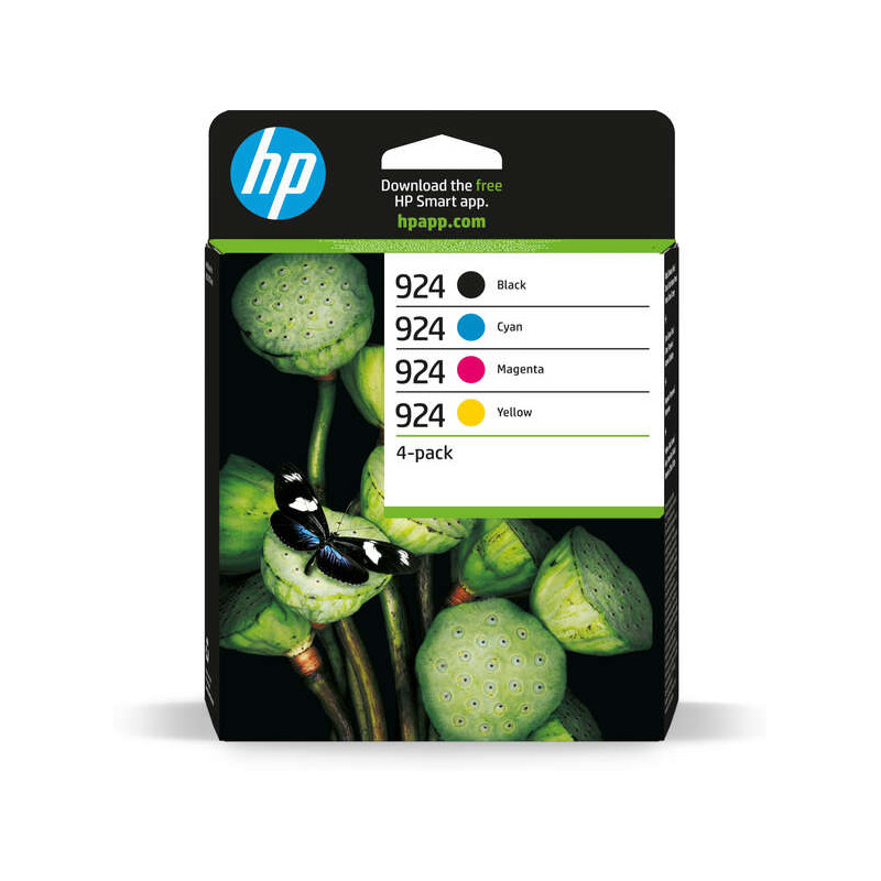 HP 924 Pack 4 es Tinta 6C3Z1NE Cartucho de Tinta Surtido Original