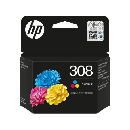 HP 308 Tinta 7FP2UE Cartucho de Tinta 3 Colores Original