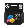 HP 308 Tinta 7FP2UE Cartucho de Tinta 3 Colores Original