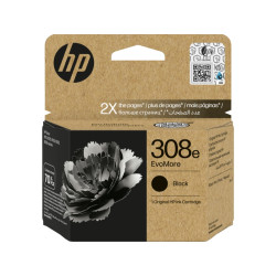 HP 308e EvoMore Tinta 7FP22UE Cartucho de Tinta Negro Original