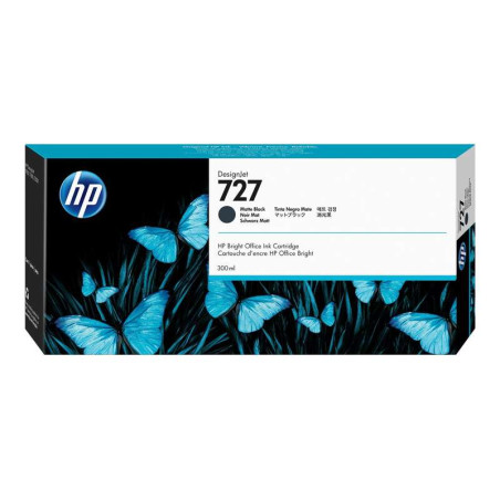 HP 727 Tinta C1Q12A Cartucho de Tinta Negro Mate Original