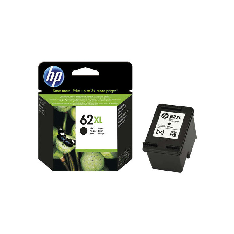 HP 62XL Tinta C2P05AE Cartucho de Tinta Negro Original