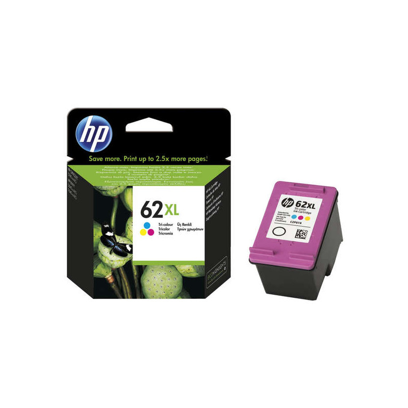 HP 62XL Tinta C2P07AE Cartucho de Tinta Tricolor Original