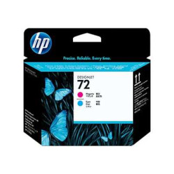 72 Cabezal de Impresion HP Original - Cyan y Magenta - C9383A