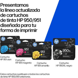 HP 950XL Tinta CN045AE Cartucho de Tinta Negro Original