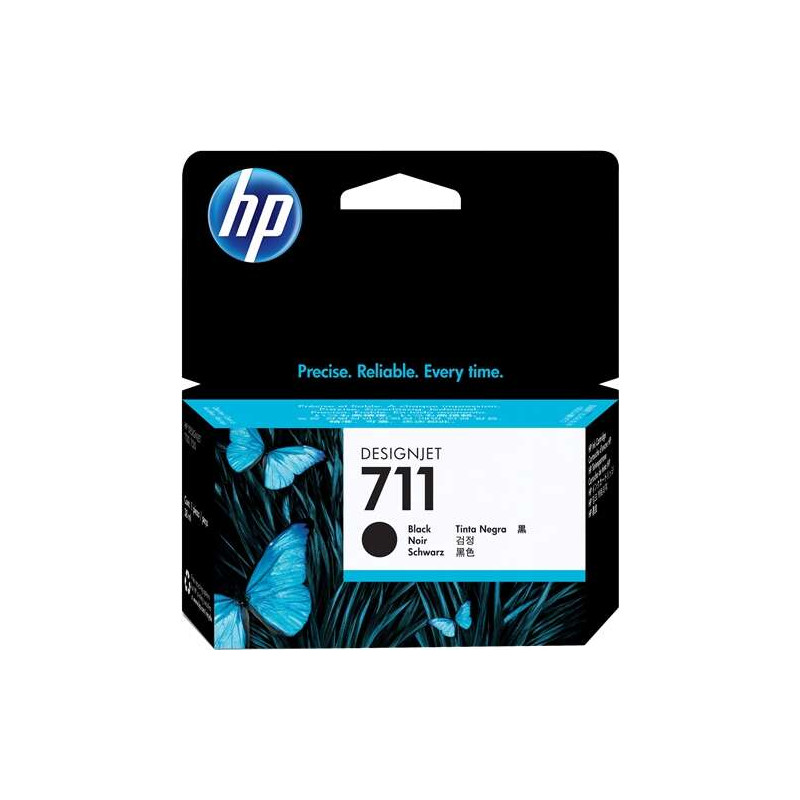 HP 711 Tinta CZ129A Cartucho de Tinta Negro Original
