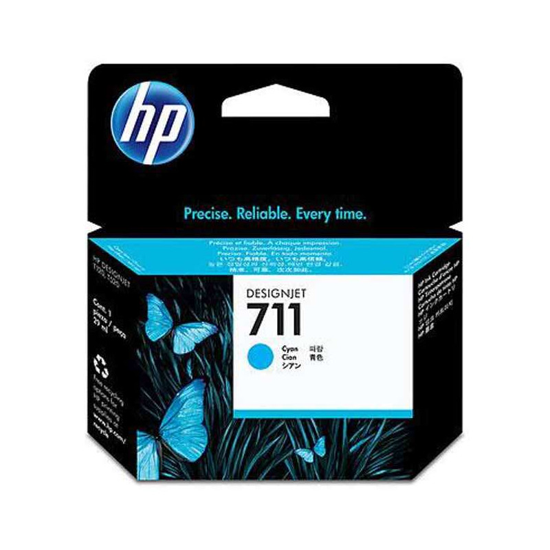 HP 711 Tinta CZ130A Cartucho de Tinta Cian Original