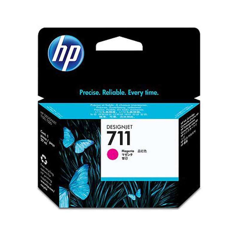 HP 711 Tinta CZ131A Cartucho de Tinta Magenta Original
