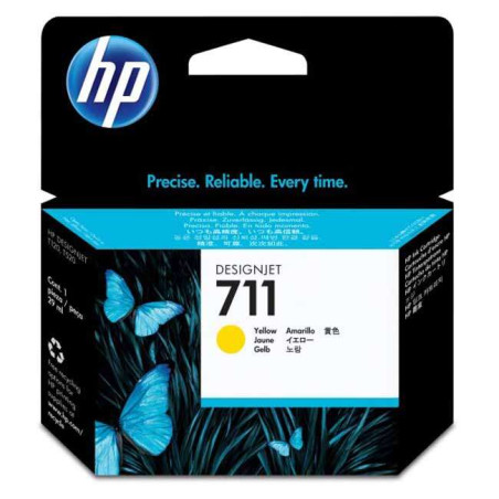 HP 711 Tinta CZ132A Cartucho de Tinta Amarillo Original