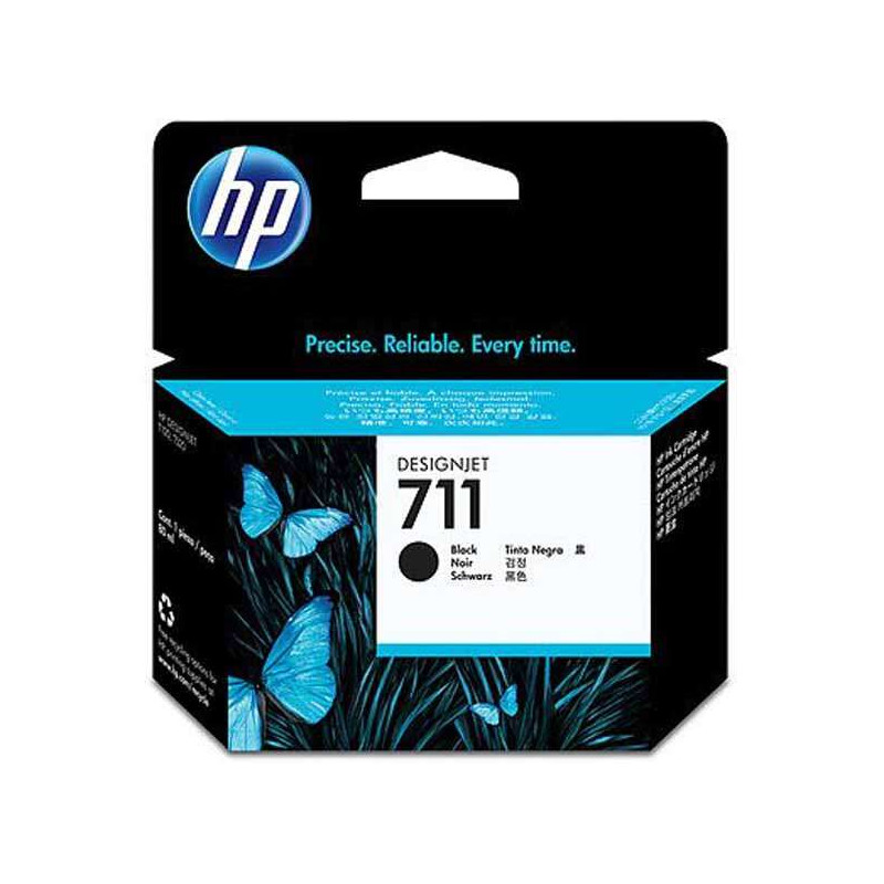 HP 711XL Tinta CZ133A Cartucho de Tinta Negro Original