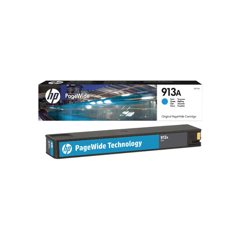 HP 913A Tinta F6T77AE Cartucho de Tinta Cian Original