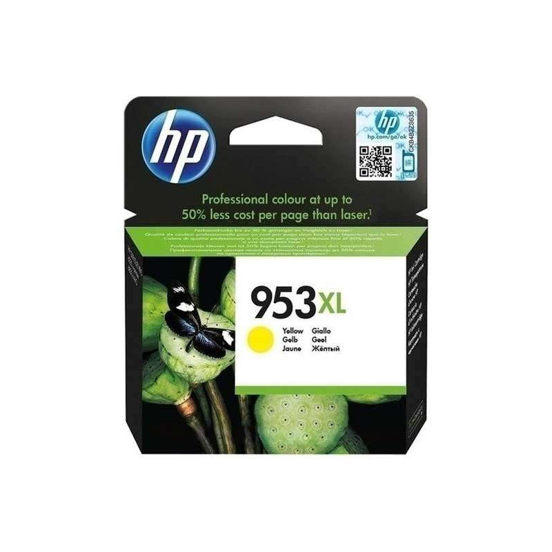 HP 953XL Tinta F6U18AE Cartucho de Tinta Amarillo Original