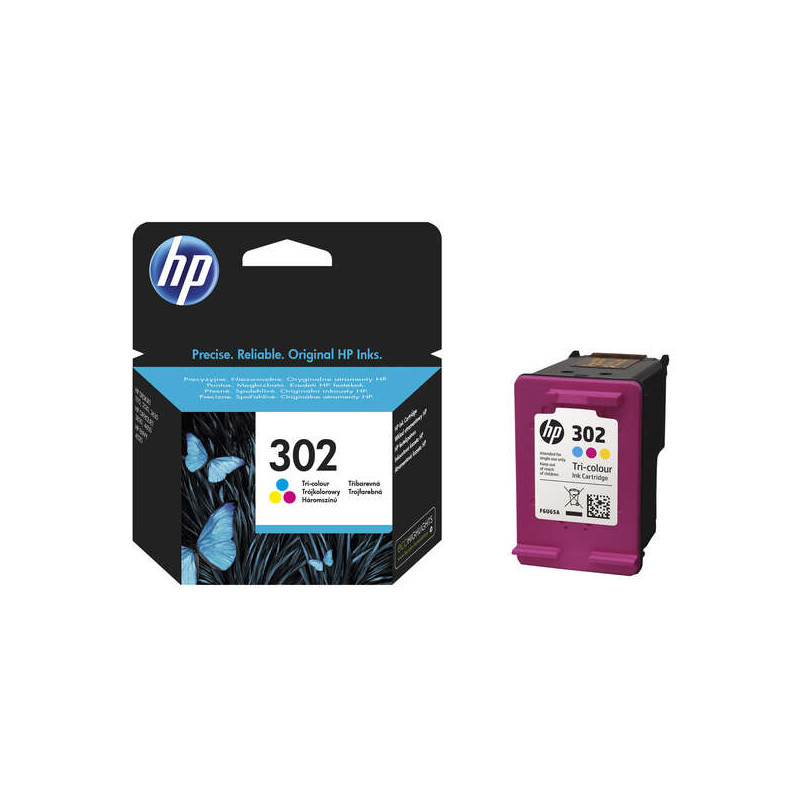 HP 302 Tinta F6U65AE Cartucho de Tinta Tricolor Original