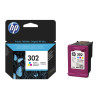 HP 302 Tinta F6U65AE Cartucho de Tinta Tricolor Original