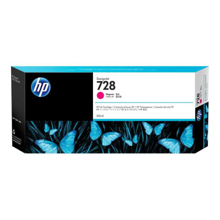 HP 728 Tinta F9K16A Cartucho de Tinta Magenta Original