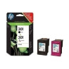 HP 301 + Pack 2 es Tinta N9J72AE Cartucho de Tinta Negro Y Tricolor Original