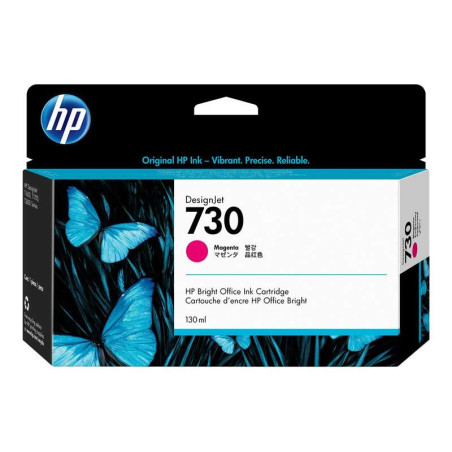 HP 730 Tinta P2V63A Cartucho de Tinta Magenta Original