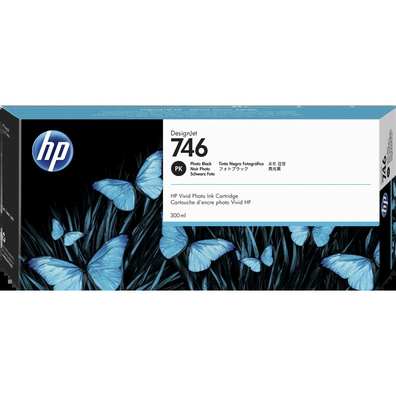 HP 746 Tinta P2V82A Cartucho de Tinta Negro Photo Original