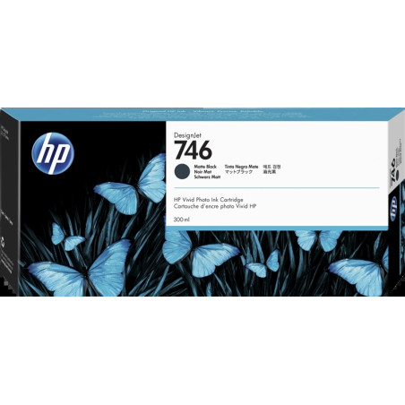 HP 746 Tinta P2V83A Cartucho de Tinta Negro Mate Original