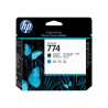 774 Cabezal de Impresion HP Original - Negro Mate, Cyan - P2W01A